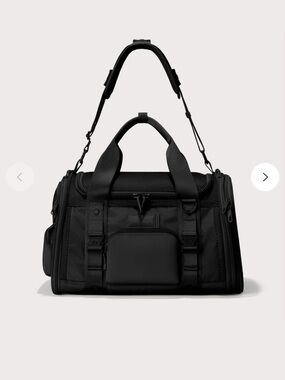 Dagne Dover Black Small Pet Carrier Duffel